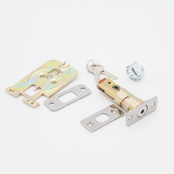 Traditional Electronic Keypad Deadbolt Door Lock, Keyed Entry, Satin Nickel - Picture 3 of 5